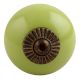 Lime Round Antique Fitting Ceramic Cabinet Knob